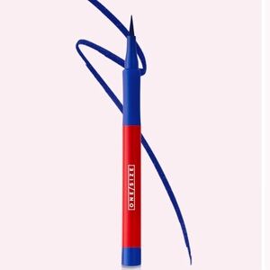 ONE / SIZE BEAUTY POINT MADE WATERPROOF LIQUID EYELINER PEN IN “BOSSY BLUE”